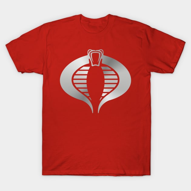 Crimson Guard Silver Cobra Logo T-Shirt by Scottish Arms Dealer